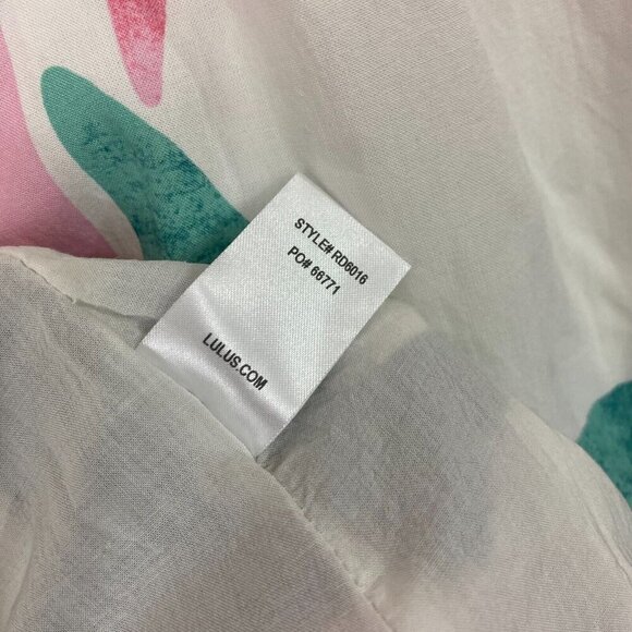 Lulu's Seashell Tropical Print Maxi Skirt Size Small Star Beachy Nautical RD6016 - Picture 10 of 11